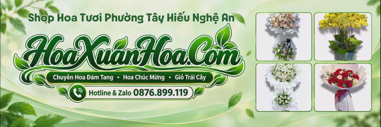 Ảnh bìa Tiệm Hoa Tươi Tại Phường Tây Hiếu Nghệ An - Shop Hoa Online Uy Tín