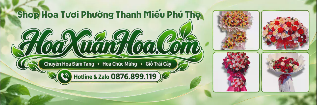 Ảnh bìa Cửa Hàng Hoa Tươi Tại Phường Thanh Miếu Phú Thọ - Đặt Hoa Online Giao Tận Nhà