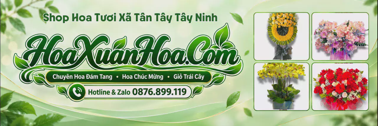 Ảnh bìa Cửa Hàng Hoa Tươi Tại Xã Tân Tây Tây Ninh - Giao Hoa Tận Địa Chỉ