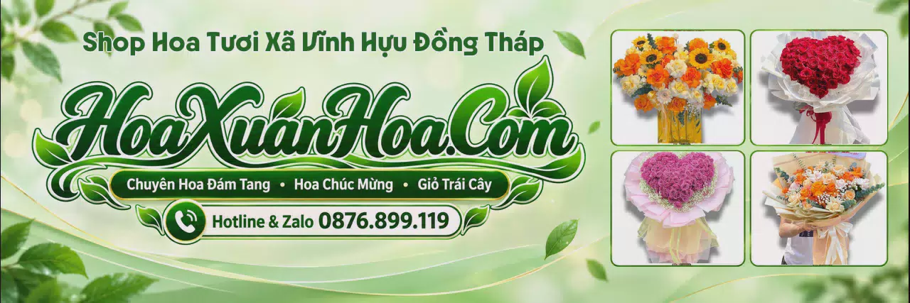 Ảnh bìa Đặt Hoa Tươi Tại Xã Vĩnh Hựu Đồng Tháp - Shop Hoa Tươi Giao Trong Ngày