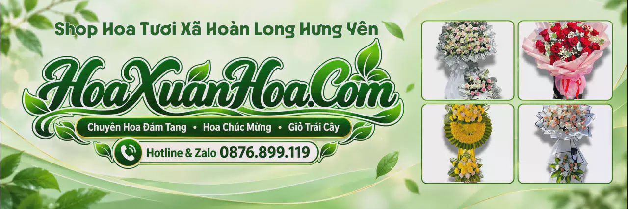 Ảnh bìa Shop Hoa Tươi Tại Xã Hoàn Long Hưng Yên - Tiệm Hoa Giao Nhanh