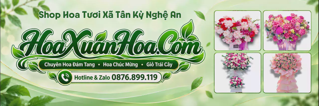 Ảnh bìa Tiệm Hoa Tươi Tại Xã Tân Kỳ Nghệ An - Shop Hoa Tươi Giao Trong Ngày