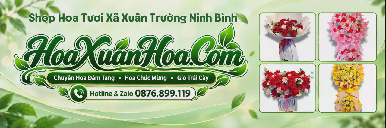 Ảnh bìa Shop Hoa Tươi Tại Xã Xuân Trường Ninh Bình - Tiệm Hoa Tươi Giao Nhanh