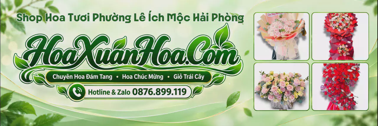 Ảnh bìa Cửa Hàng Bán Hoa Tươi Tại Phường Lê Ích Mộc Hải Phòng - Dịch Vụ Hoa Tươi Giao Nhanh