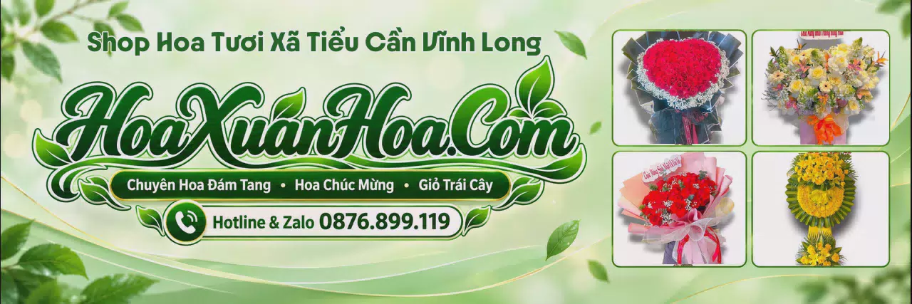 Ảnh bìa Tiệm Hoa Tươi Tại Xã Tiểu Cần Vĩnh Long - Tiệm Hoa Tươi Giao Nhanh