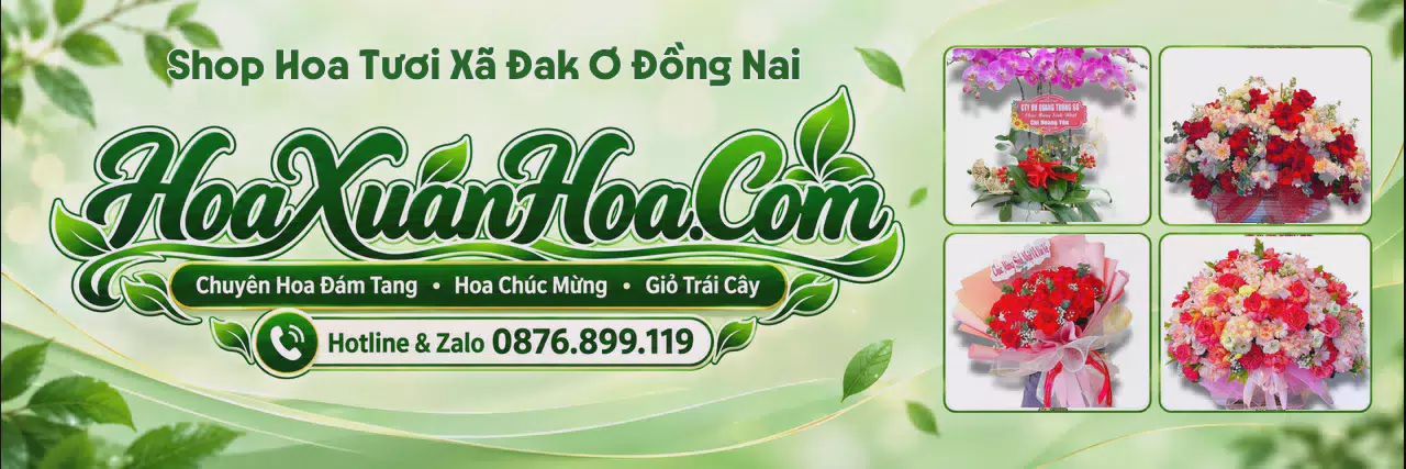 Ảnh bìa Shop Bán Hoa Tươi Tại Xã Đak Ơ Đồng Nai - Tiệm Hoa Tươi Giao Nhanh