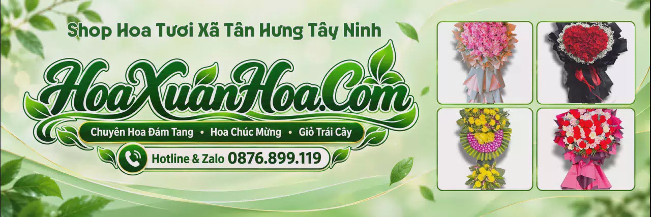 Ảnh bìa Đặt Hoa Tươi Tại Xã Tân Hưng Tây Ninh - Giao Hoa Tận Nơi