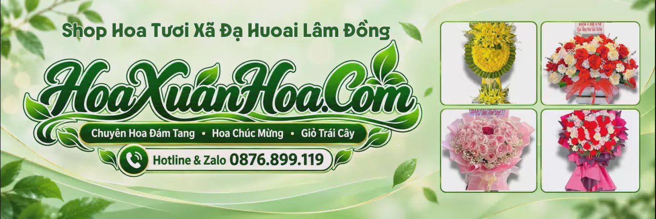 Ảnh bìa Tiệm Hoa Tươi Tại Xã Đạ Huoai Lâm Đồng - Shop Hoa Online Uy Tín
