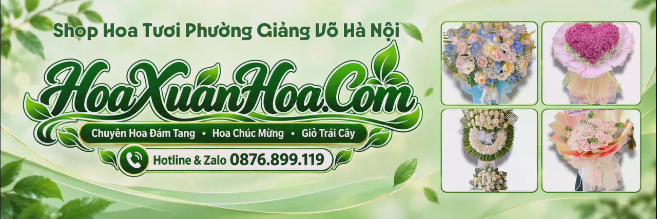Ảnh bìa Shop Bán Hoa Tươi Tại Phường Giảng Võ Hà Nội - Tiệm Hoa Tươi Gần Đây