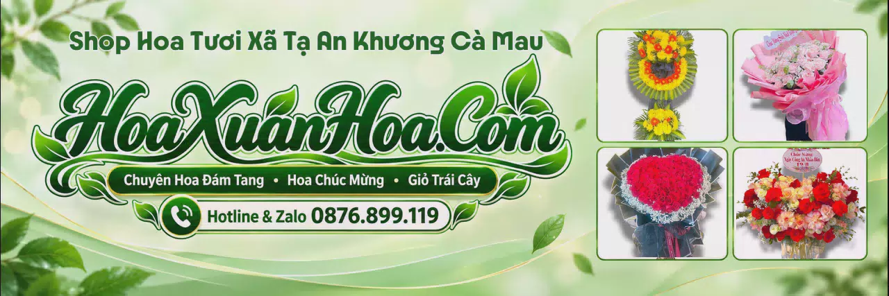 Ảnh bìa Tiệm Hoa Tươi Tại Xã Tạ An Khương Cà Mau - Tiệm Hoa Tươi Giao Nhanh