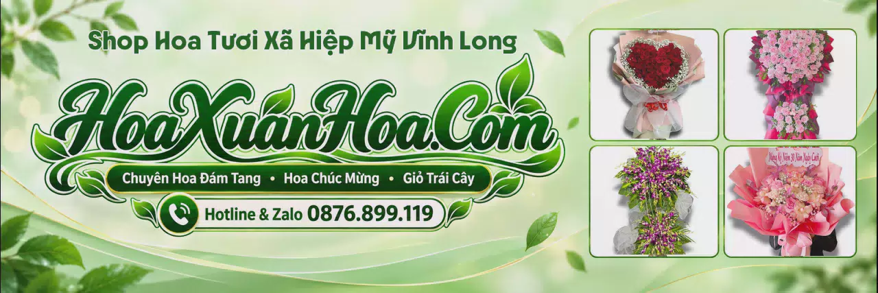 Ảnh bìa Tiệm Hoa Tươi Tại Xã Hiệp Mỹ Vĩnh Long - Đặt Hoa Tươi Nhanh Chóng