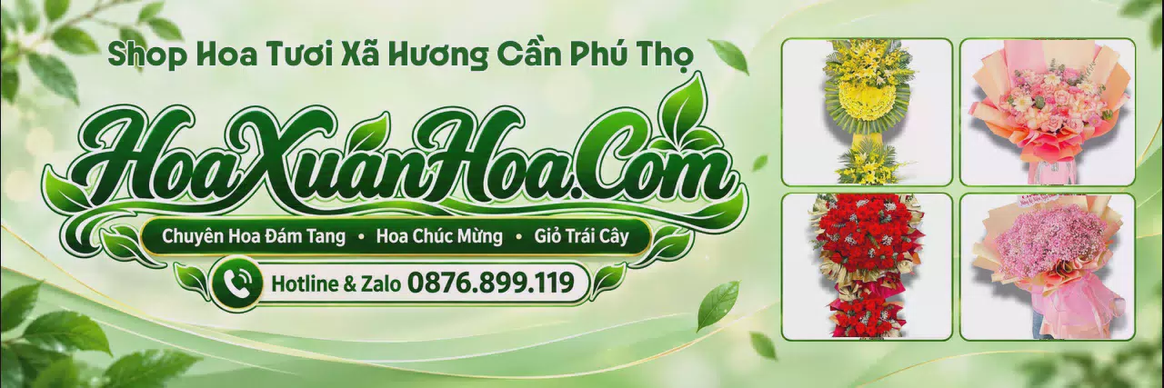 Ảnh bìa Cửa Hàng Hoa Tươi Tại Xã Hương Cần Phú Thọ - Đặt Hoa Tươi Online