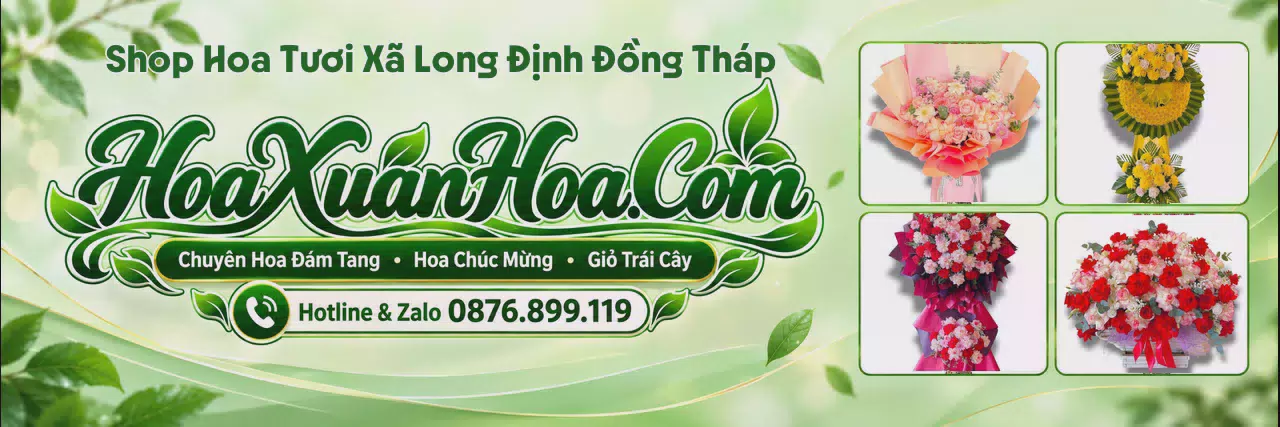 Ảnh bìa Shop Hoa Tươi Tại Xã Long Định Đồng Tháp - Giao Hoa Nhanh Trong 2 Giờ