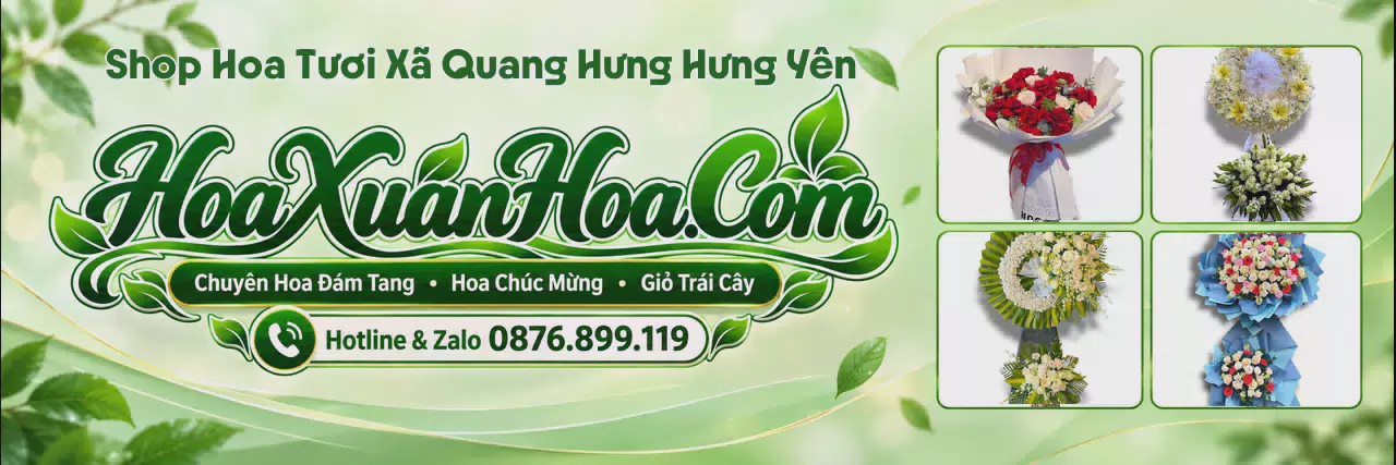 Ảnh bìa Shop Hoa Tươi Tại Xã Quang Hưng Hưng Yên - Shop Hoa Online Uy Tín