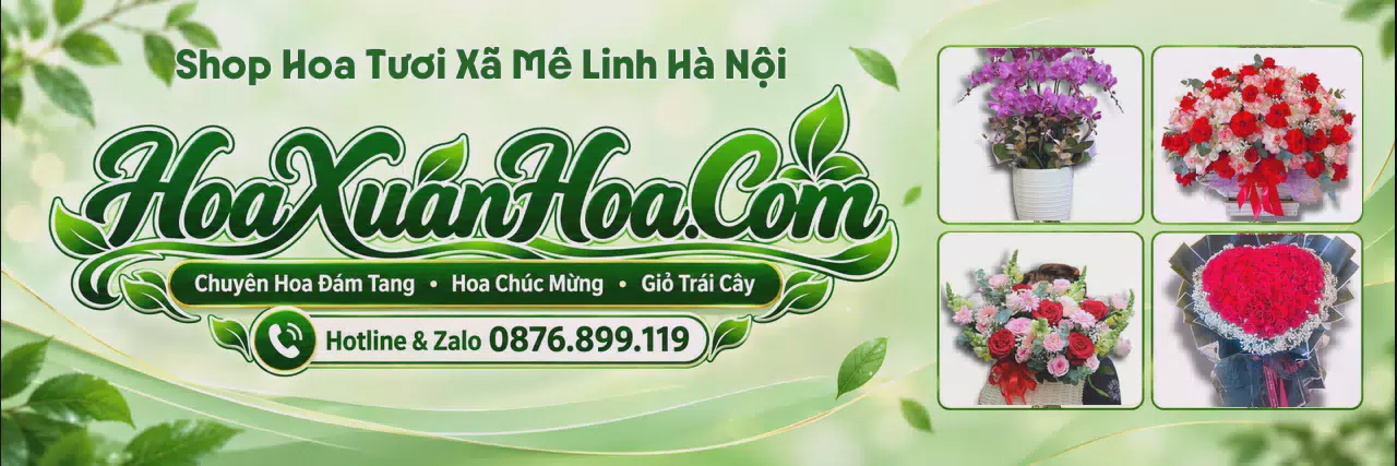 Ảnh bìa Tiệm Hoa Tươi Tại Xã Mê Linh Hà Nội - Tiệm Hoa Giao Hoa Tận Nhà