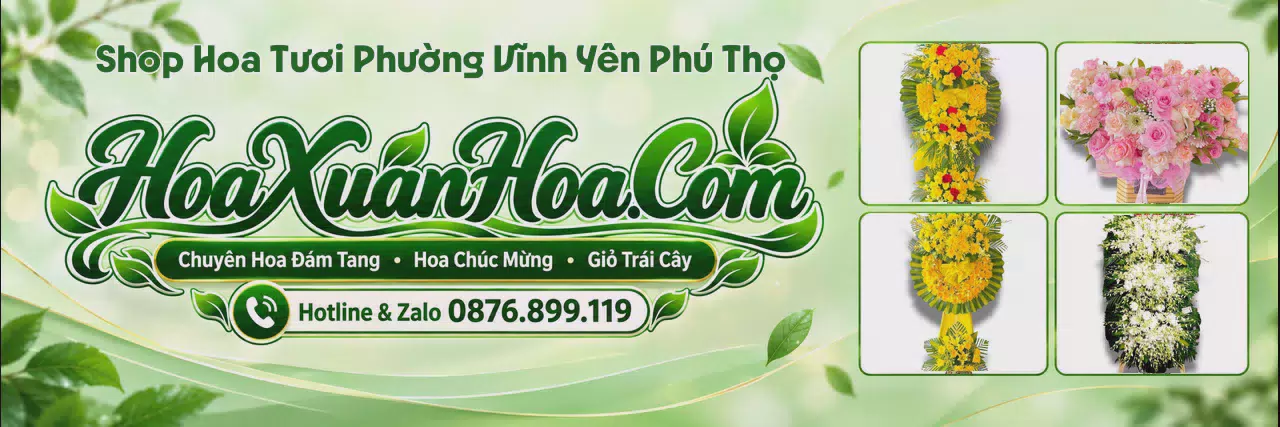 Ảnh bìa Tiệm Hoa Tươi Tại Phường Vĩnh Yên Phú Thọ - Shop Hoa Giao Nhanh Trong Ngày