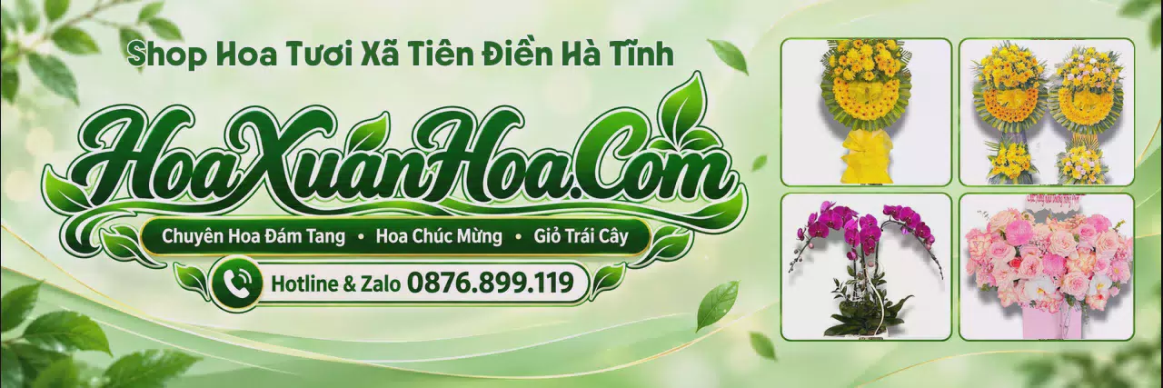 Ảnh bìa Cửa Hàng Bán Hoa Tươi Tại Xã Tiên Điền Hà Tĩnh - Tiệm Hoa Tươi Gần Đây