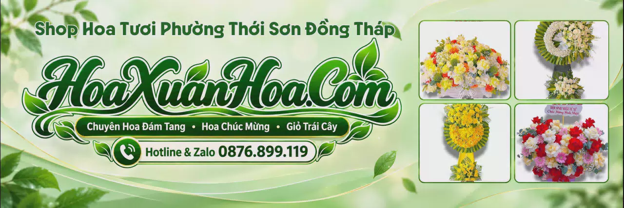 Ảnh bìa Tiệm Hoa Tươi Tại Phường Thới Sơn Đồng Tháp - Đặt Hoa Online Tiện Lợi