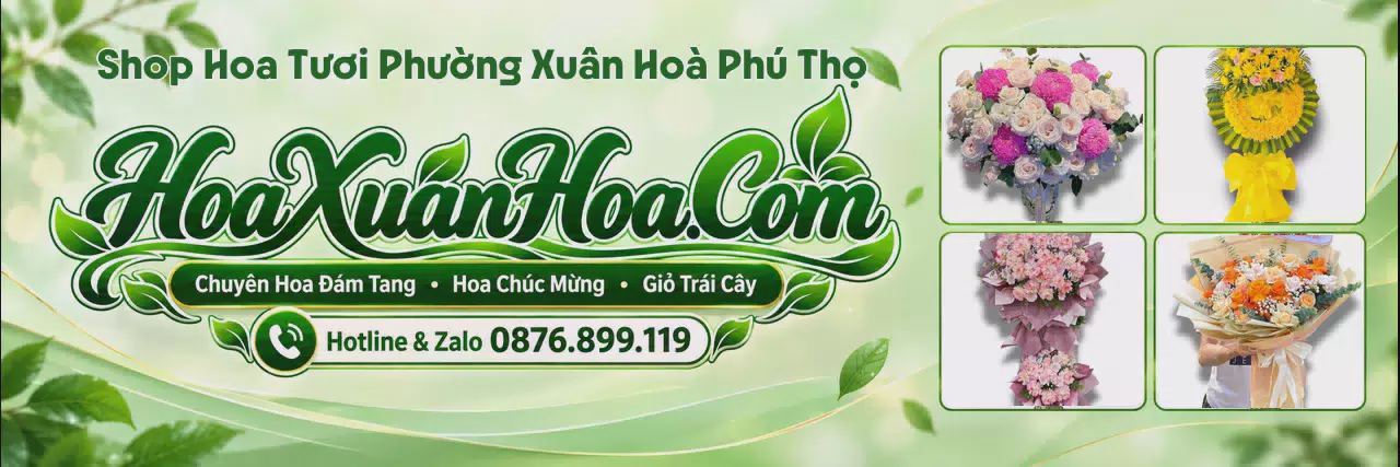 Ảnh bìa Tiệm Hoa Tươi Tại Phường Xuân Hoà Phú Thọ - Đặt Hoa Tươi Nhanh Chóng