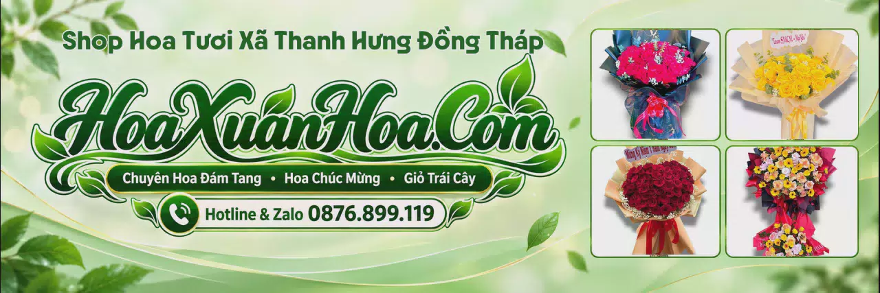 Ảnh bìa Shop Bán Hoa Tươi Tại Xã Thanh Hưng Đồng Tháp - Giao Hoa Nhanh Chóng
