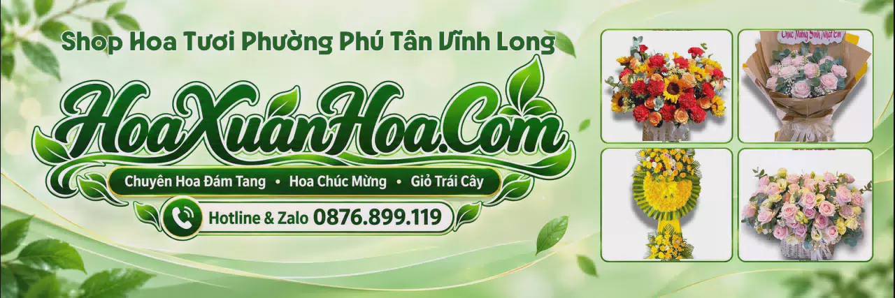 Ảnh bìa Cửa Hàng Hoa Tươi Tại Phường Phú Tân Vĩnh Long - Tiệm Hoa Tươi Gần Đây