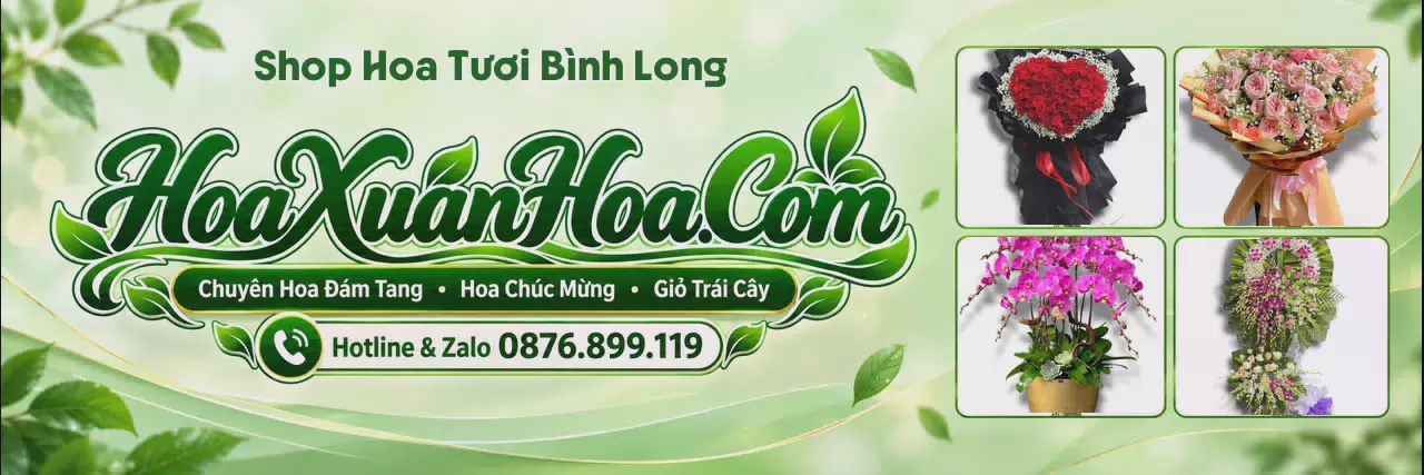 Ảnh bìa Tiệm Hoa Tươi Tại Bình Long - Đặt Hoa Online Giao Tận Nhà