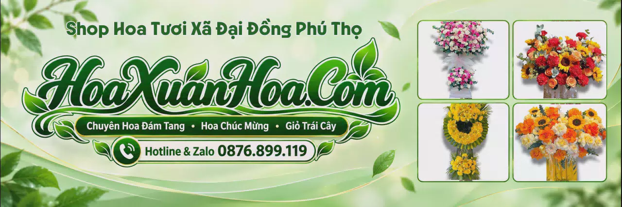 Ảnh bìa Tiệm Hoa Tươi Tại Xã Đại Đồng Phú Thọ - Shop Hoa Tươi Giao Trong Ngày