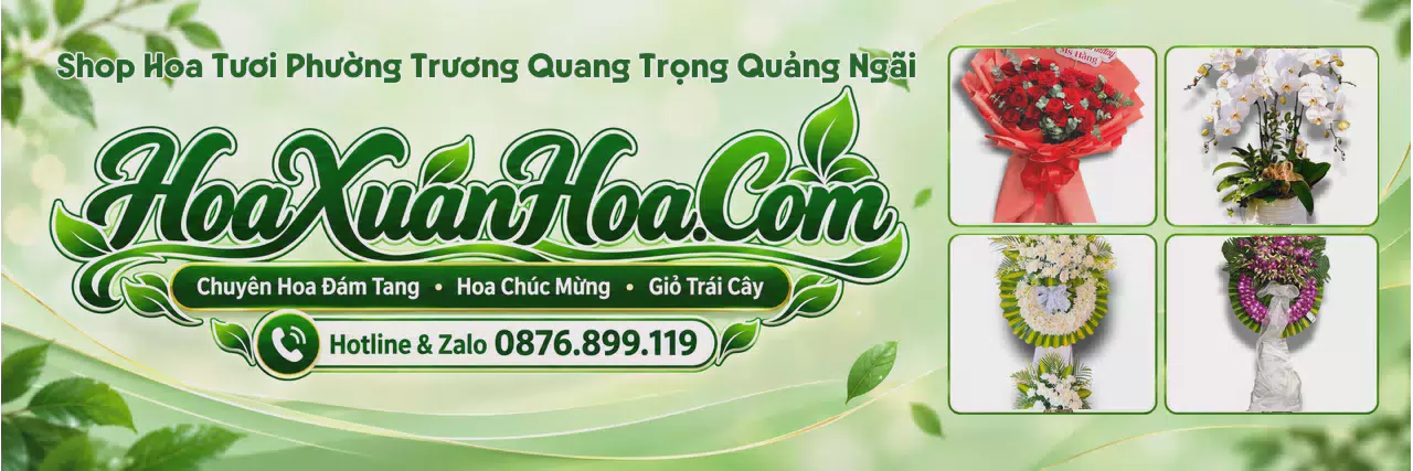 Ảnh bìa Đặt Hoa Tươi Tại Phường Trương Quang Trọng Quảng Ngãi - Tiệm Hoa Tươi Giao Nhanh