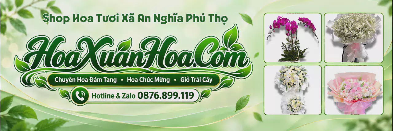 Ảnh bìa Tiệm Hoa Tươi Tại Xã An Nghĩa Phú Thọ - Tiệm Hoa Nhận Giao Tận Nơi