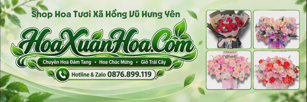 Ảnh bìa Đặt Hoa Tươi Tại Xã Hồng Vũ Hưng Yên - Tiệm Hoa Giao Hoa Tận Nhà