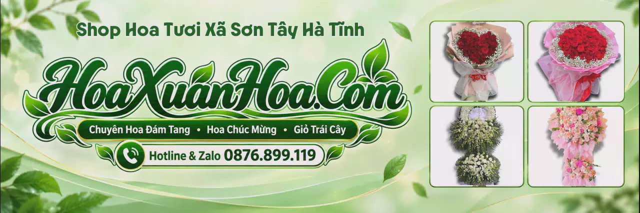 Ảnh bìa Tiệm Hoa Tươi Tại Xã Sơn Tây Hà Tĩnh - Tiệm Hoa Tươi Giao Tận Nhà