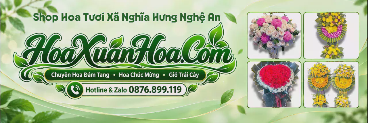Ảnh bìa Tiệm Hoa Tươi Tại Xã Nghĩa Hưng Nghệ An - Dịch Vụ Đặt Hoa Trực Tuyến
