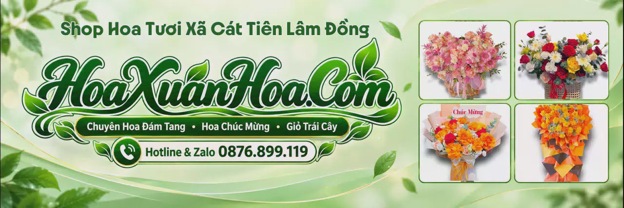 Ảnh bìa Cửa Hàng Hoa Tươi Tại Xã Cát Tiên Lâm Đồng - Tiệm Hoa Giao Hoa Tận Nhà