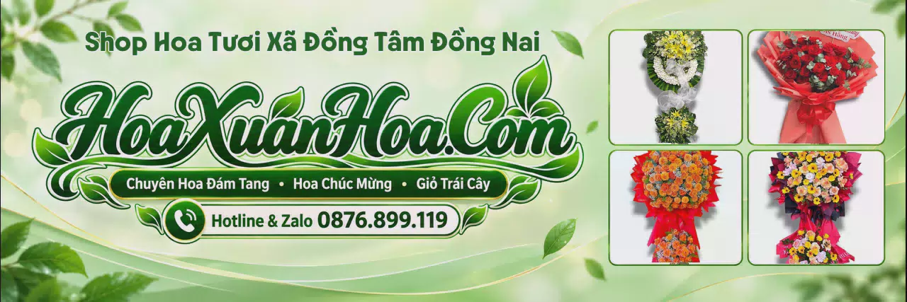 Ảnh bìa Cửa Hàng Bán Hoa Tươi Tại Xã Đồng Tâm Đồng Nai - Dịch Vụ Đặt Hoa Trực Tuyến