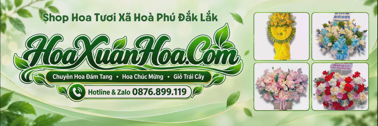 Ảnh bìa Tiệm Hoa Tươi Tại Xã Hoà Phú Đắk Lắk - Shop Hoa Tươi Giao Trong Ngày