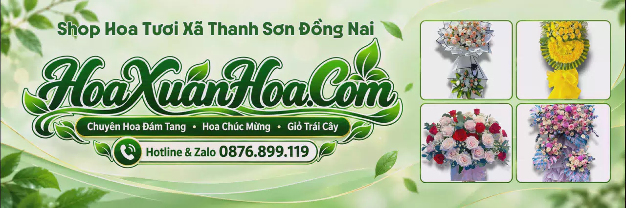 Ảnh bìa Cửa Hàng Hoa Tươi Tại Xã Thanh Sơn Đồng Nai - Shop Hoa Nhận Đơn Online