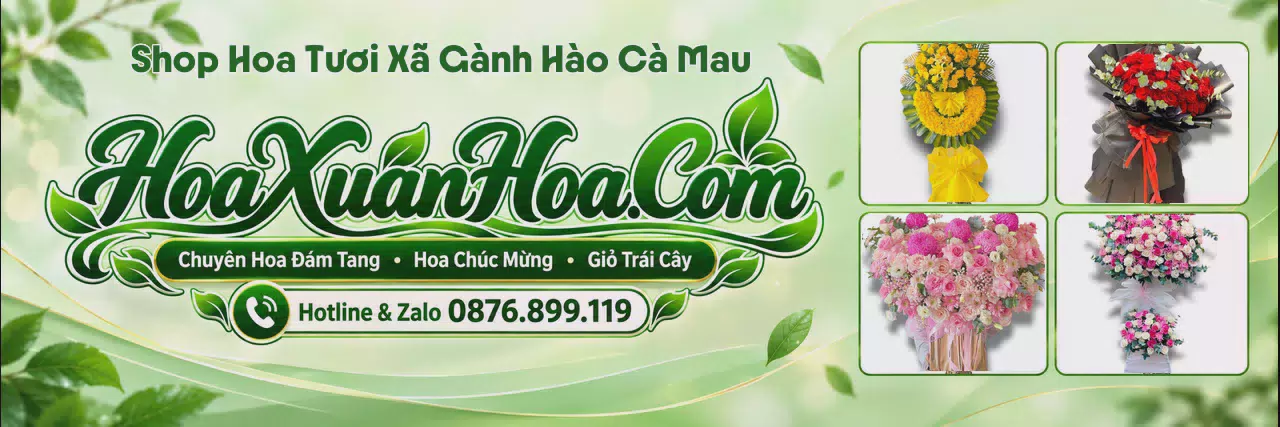 Ảnh bìa Tiệm Hoa Tươi Tại Xã Gành Hào Cà Mau - Nhận Đặt Hoa Online