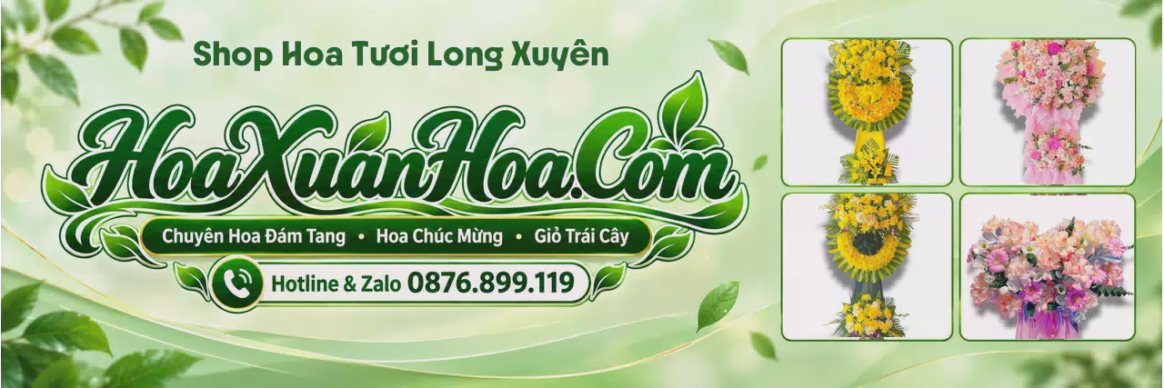 Ảnh bìa Shop Hoa Tươi Tại Long Xuyên - Đặt Hoa Tươi Trực Tuyến