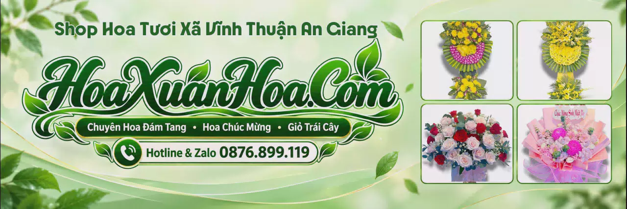 Ảnh bìa Tiệm Hoa Tươi Tại Xã Vĩnh Thuận An Giang - Nhận Đặt Hoa Online