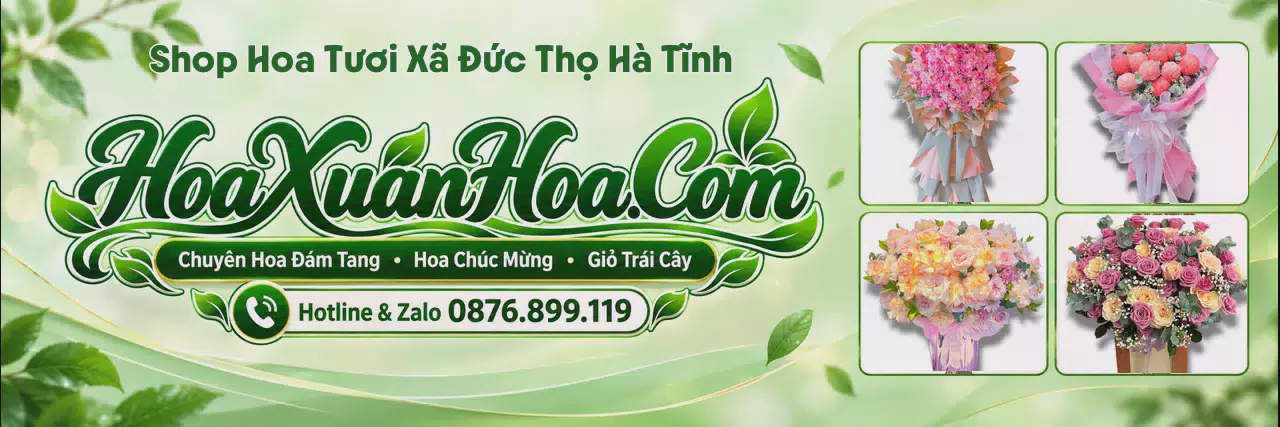 Ảnh bìa Cửa Hàng Bán Hoa Tươi Tại Xã Đức Thọ Hà Tĩnh - Tiệm Hoa Tươi Giao Tận Nhà