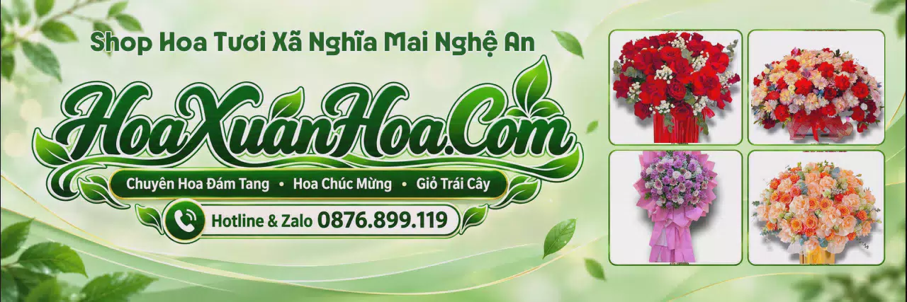 Ảnh bìa Tiệm Hoa Tươi Tại Xã Nghĩa Mai Nghệ An - Đặt Hoa Online Giao Tận Nhà