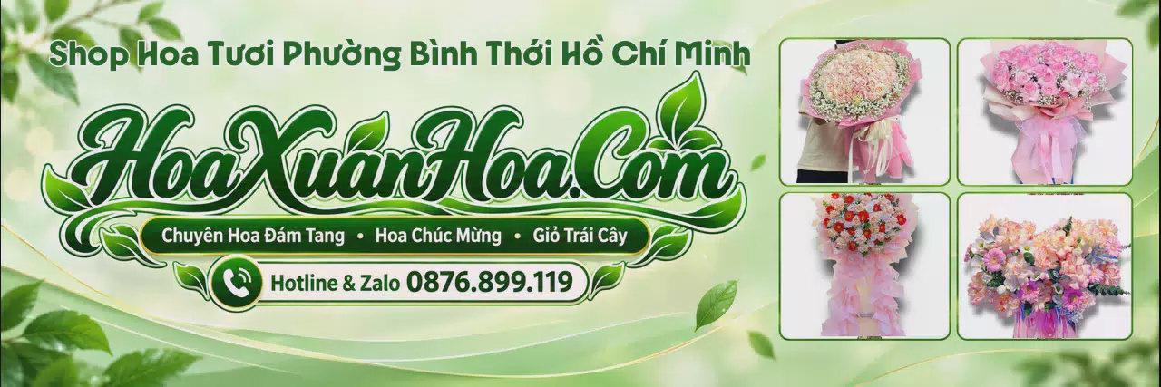 Ảnh bìa Tiệm Hoa Tươi Tại Phường Bình Thới Hồ Chí Minh - Đặt Hoa Tươi Online