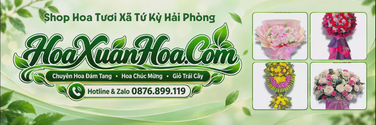 Ảnh bìa Shop Bán Hoa Tươi Tại Xã Tứ Kỳ Hải Phòng - Shop Hoa Tươi Đặt Trực Tuyến