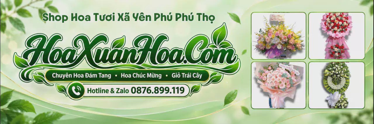 Ảnh bìa Shop Bán Hoa Tươi Tại Xã Yên Phú Phú Thọ - Tiệm Hoa Tươi Giao Tận Nhà