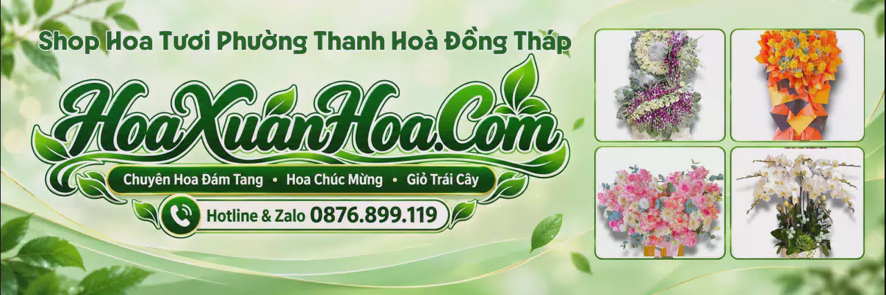 Ảnh bìa Cửa Hàng Bán Hoa Tươi Tại Phường Thanh Hoà Đồng Tháp - Tiệm Hoa Giao Nhanh
