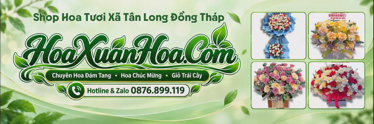 Ảnh bìa Shop Hoa Tươi Tại Xã Tân Long Đồng Tháp - Shop Hoa Giao Nhanh Trong Ngày