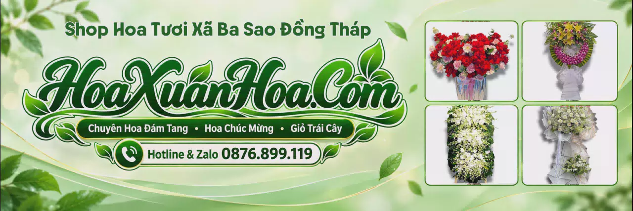 Ảnh bìa Tiệm Hoa Tươi Tại Xã Ba Sao Đồng Tháp - Giao Hoa Tận Địa Chỉ