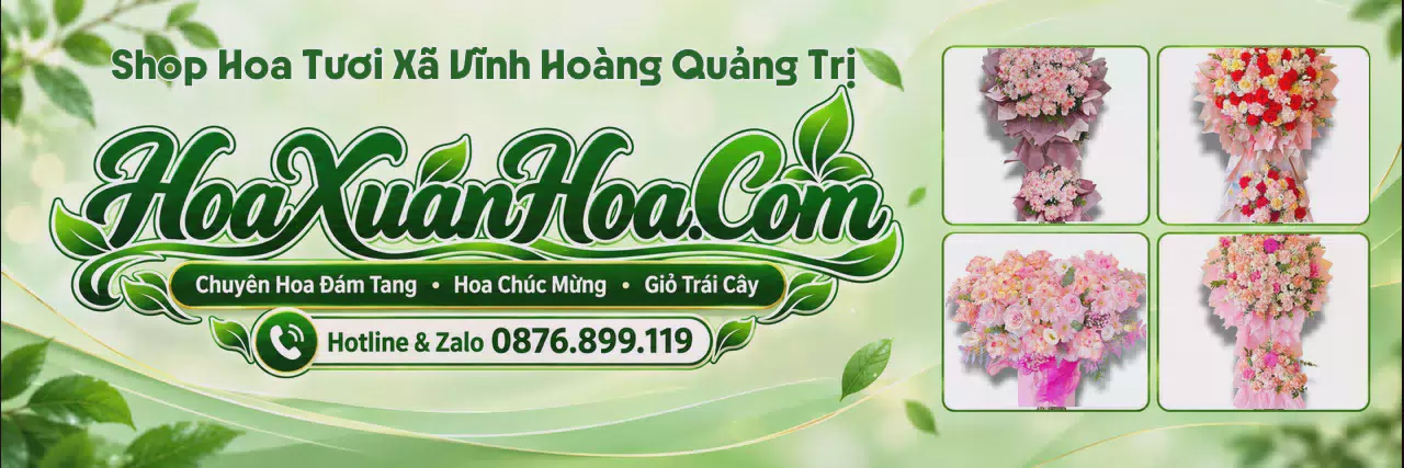 Ảnh bìa Shop Bán Hoa Tươi Tại Xã Vĩnh Hoàng Quảng Trị - Tiệm Hoa Giao Nhanh