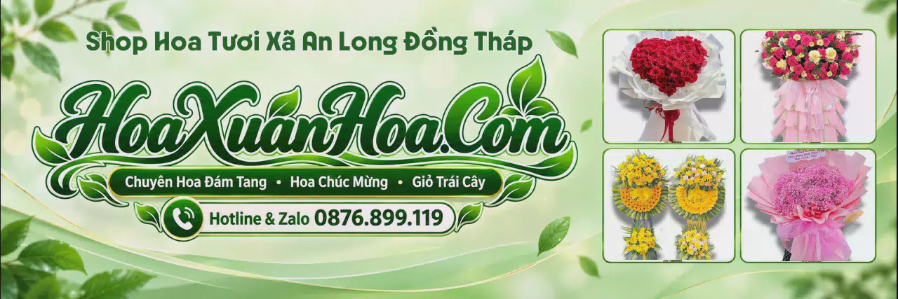 Ảnh bìa Shop Bán Hoa Tươi Tại Xã An Long Đồng Tháp - Giao Hoa Nhanh Trong 2 Giờ