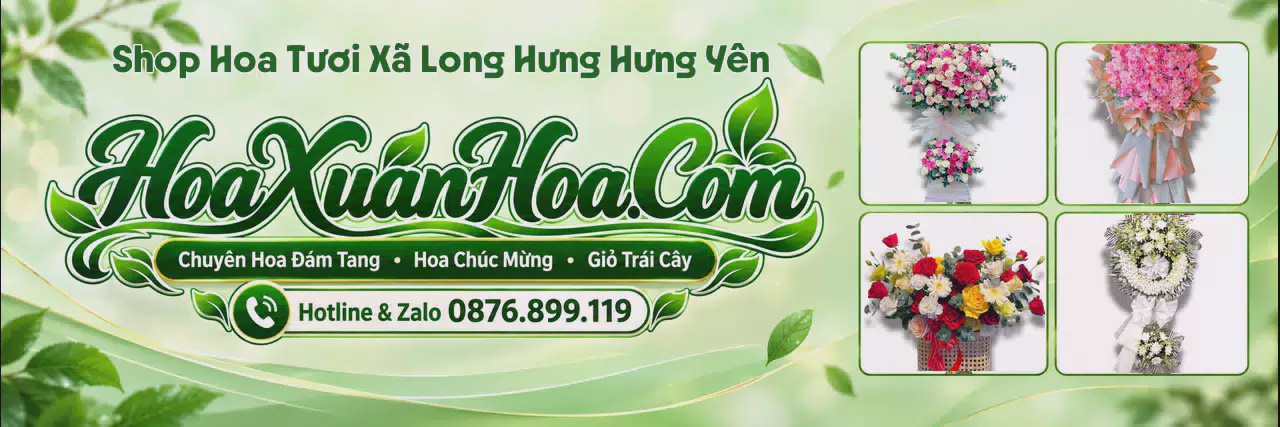 Ảnh bìa Shop Bán Hoa Tươi Tại Xã Long Hưng Hưng Yên - Tiệm Hoa Tươi Giao Nhanh